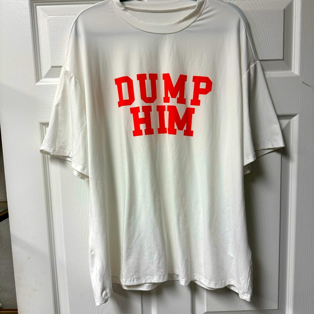 DUMP HIM graphic tee 1x